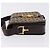 Céline Borsa a tracolla CELINE C Saluki Canvas Beige Gold Tone Auth ep15812 - vista 4