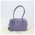Borsa a mano PRADA pelle Saffiano Purple Silver Auth yk20752A Argento Porpora - vista 12