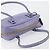 Borsa a mano PRADA pelle Saffiano Purple Silver Auth yk20752A Argento Porpora - vista 14