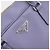 Borsa a mano PRADA pelle Saffiano Purple Silver Auth yk20752A Argento Porpora - vista 20