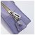 Borsa a mano PRADA pelle Saffiano Purple Silver Auth yk20752A Argento Porpora - vista 22