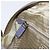 Borsa a mano PRADA pelle Saffiano Purple Silver Auth yk20752A Argento Porpora - vista 27