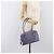 Borsa a mano PRADA pelle Saffiano Purple Silver Auth yk20752A Argento Porpora - vista 29