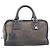 Borsa a mano LOEWE Americana 28 in camoscio grigio argento Auth 200243A Marrone - vista 13