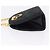 Borsa a tracolla Salvatore Ferragamo Gancini Chain Suede Black Gold Auth 197729 Nero D'oro - vista 4