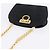 Borsa a tracolla Salvatore Ferragamo Gancini Chain Suede Black Gold Auth 197729 Nero D'oro - vista 6