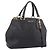 Borsa a mano Miu Miu in pelle 2way Nero Oro Auth yk20869A D'oro