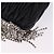 Borsa a tracolla Miu Miu Matelassé in pelle nera argento Auth ka5870SAM Nero - vista 18