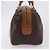 Céline Borsa a mano CELINE Macadam PVC Pelle Marrone Tono Oro Auth ep15813 - vista 4