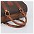 Céline Borsa a mano CELINE Macadam PVC Pelle Marrone Tono Oro Auth ep15813 - vista 7