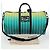 LOUIS VUITTON Damier Stripe Gradation Keepall Bandouliere 50 Auth 198613SM Verde - vista 12