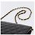 Borsa a catena CHANEL Matelasse Turn Lock in pelle d'agnello nera e oro CC Auth yk20823SAM Nero D'oro - vista 14
