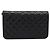 Borsa a catena CHANEL Matelasse Turn Lock in pelle d'agnello nera e oro CC Auth yk20823SAM Nero D'oro - vista 2