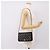 Borsa a catena CHANEL Matelasse Turn Lock in pelle d'agnello nera e oro CC Auth yk20823SAM Nero D'oro - vista 24