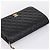 Borsa a catena CHANEL Matelasse Turn Lock in pelle d'agnello nera e oro CC Auth yk20823SAM Nero D'oro - vista 6