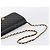 Borsa a catena CHANEL Matelasse Turn Lock in pelle d'agnello nera e oro CC Auth yk20823SAM Nero D'oro - vista 7