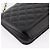 Borsa a catena CHANEL Matelasse Turn Lock in pelle d'agnello nera e oro CC Auth yk20823SAM Nero D'oro - vista 8