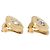 Céline Orecchini CELINE metallo Gold Auth ka5908 D'oro - vista 11
