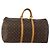 LOUIS VUITTON Monogram Keepall 55 Boston Bag M41424 LV Auth 196393A Monogramma