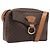 Céline Borsa a tracolla CELINE Macadam Canvas PVC Pelle Marrone Oro Auth 199592A D'oro