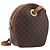 Céline Borsa a tracolla CELINE Macadam PVC Pelle Marrone Tono Oro Auth 198926