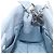 Borsa Miu Miu in pelle Nappa Crystal 2way Azzurro Argento Auth 196642M Blu chiaro - vista 30