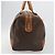 Céline Borsa Boston CELINE Macadam PVC Pelle Marrone Tono Oro Auth 196132 - vista 4
