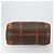Céline Borsa Boston CELINE Macadam PVC Pelle Marrone Tono Oro Auth 196132 - vista 5