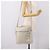 LOUIS VUITTON Monogram Diffir Clarkson Shoulder Bag White M92358 LV Auth 200148V Bianco - vista 23