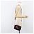 Borsa a tracolla con catena Christian Louboutin in pelle nera e oro Auth 200300A Nero D'oro - vista 23