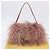 Borsa FENDI Selleria Mini Mamma Baguette Bag Wool Pink Silver 8BR185 Auth yk20834SAM Argento Rosa - vista 12