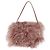 Borsa FENDI Selleria Mini Mamma Baguette Bag Wool Pink Silver 8BR185 Auth yk20834SAM Argento Rosa - vista 2