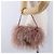 Borsa FENDI Selleria Mini Mamma Baguette Bag Wool Pink Silver 8BR185 Auth yk20834SAM Argento Rosa - vista 26
