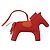 Hermès HERMES Rodeo Charm Leather Red Orange Auth 199067M Rosso Arancione - vista 2