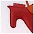 Hermès HERMES Rodeo Charm Leather Red Orange Auth 199067M Rosso Arancione - vista 3
