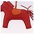 Hermès HERMES Rodeo Charm Leather Red Orange Auth 199067M Rosso Arancione - vista 4
