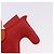 Hermès HERMES Rodeo Charm Leather Red Orange Auth 199067M Rosso Arancione - vista 6