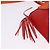 Hermès HERMES Rodeo Charm Leather Red Orange Auth 199067M Rosso Arancione - vista 8