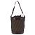 Borsa a tracolla FENDI Zucca Canvas Marrone Nero Auth 199123V - vista 2