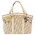 Borsa a mano Christian Dior Trotter Canvas Floral Ivory Silver Auth am12468 Argento Crudo - vista 13