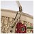 Borsa a mano Christian Dior Trotter Canvas Floral Ivory Silver Auth am12468 Argento Crudo - vista 19