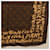 Sciarpa LOUIS VUITTON Monogram Graffiti Brown LV Auth bs36792V Marrone - vista 10