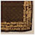 Sciarpa LOUIS VUITTON Monogram Graffiti Brown LV Auth bs36792V Marrone - vista 5