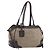 Sac Tote PRADA Canvas Jacquard Beige Silver Auth 199661V Argenté