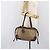 Sac Tote PRADA Canvas Jacquard Beige Silver Auth 199661V Argenté - vue 27