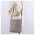 Bolso de hombro PRADA en cuero Taurillon Gris Oro 1BE066 Auth am12351SAM Castaño Dorado - vista 27