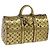 LOUIS VUITTON Presse-papier Motif Monogram Keepall Métal Ton Or LV Auth 198558A