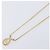 Collana Christian Dior metallo Gold Tone Auth 193470 - vista 4