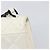 Borsa a tracolla CHANEL Matelasse con catena in pelle d'agnello Bianco Nero CC Auth 199038 - vista 10
