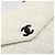 Borsa a tracolla CHANEL Matelasse con catena in pelle d'agnello Bianco Nero CC Auth 199038 - vista 18
